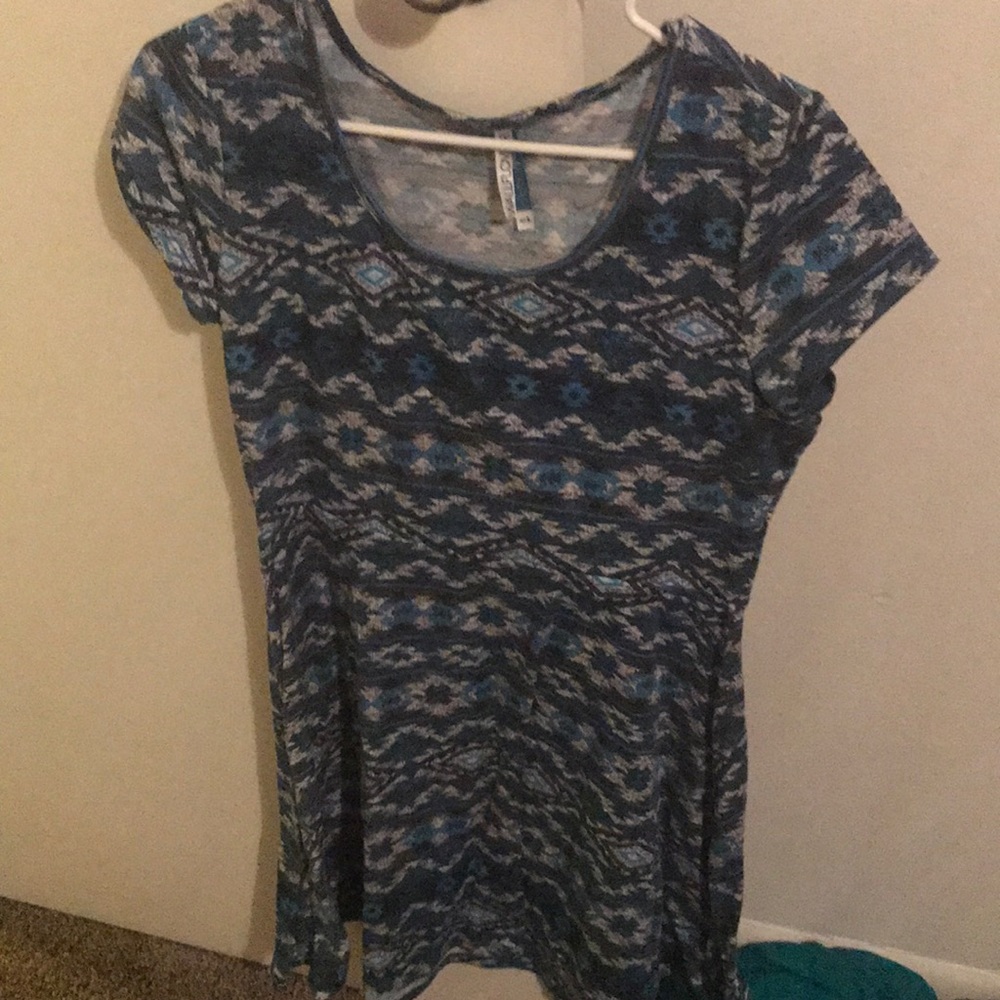 Blue dress